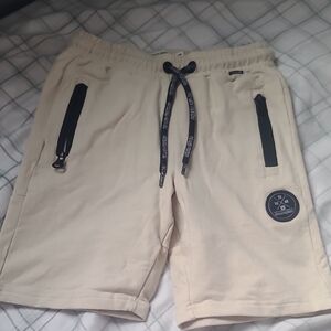 Cream Casual Shorts